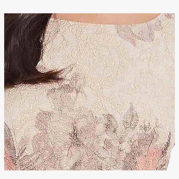 ADRIANNA PAPELL MATELASSE COLUMN GOWN Cocktail dress size 8 - Picture 3 of 8